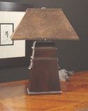 Banded Wooden Rectangular Form