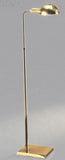 Adjustable Floor Lamp with Rectangular Beveled Base