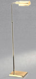 Adjustable Floor Lamp with Rectangular Beveled Base;