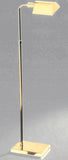 Adjustable Floor Lamp with Rectangular Beveled Base;