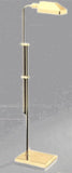 Adjustable Floor Lamp with Tandem Pipe and Rectangular Beveled Base