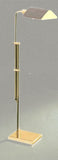 Adjustable Floor Lamp with Tandem Pipe and Rectangular Beveled Base
