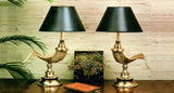 Mounted Ram's Horn Lamp