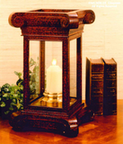 Carved Square Column Hurricane