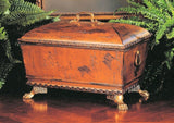 Document Box with Hand Carved Moulding