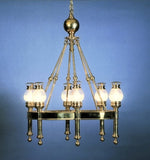 Oval Train Chandelier