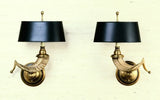 Ram's Horn Sconce Direct Wall Mount