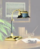 Edwardian Table Lamp with Adjustable Shade