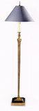 Neoclassic Sculpture Floor Lamp on Square Mounting
