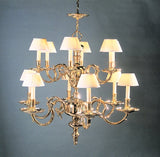 18th Century English Two Tier Chandelier