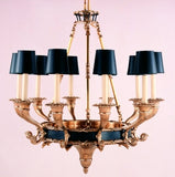 Large Empire Chandelier with Up-Light
