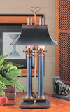 Twin Column Burner Lamp