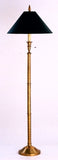 Tall Candlestick Floor Lamp with Ribbed Motif