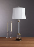 Elongated Footed Column Lamp